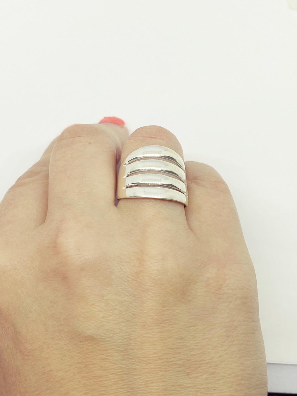 Massive 925 Solid Silver Ladies Ring UK Handmade All Size Available + gift box