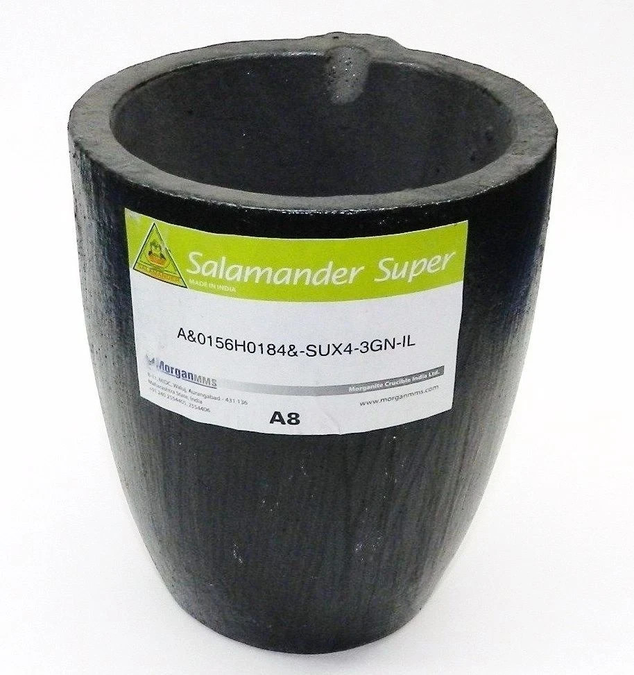 Salamander Crucible Graphite Melting Crucible A0.5, A1, A2, A3, A4, A10 Morgan