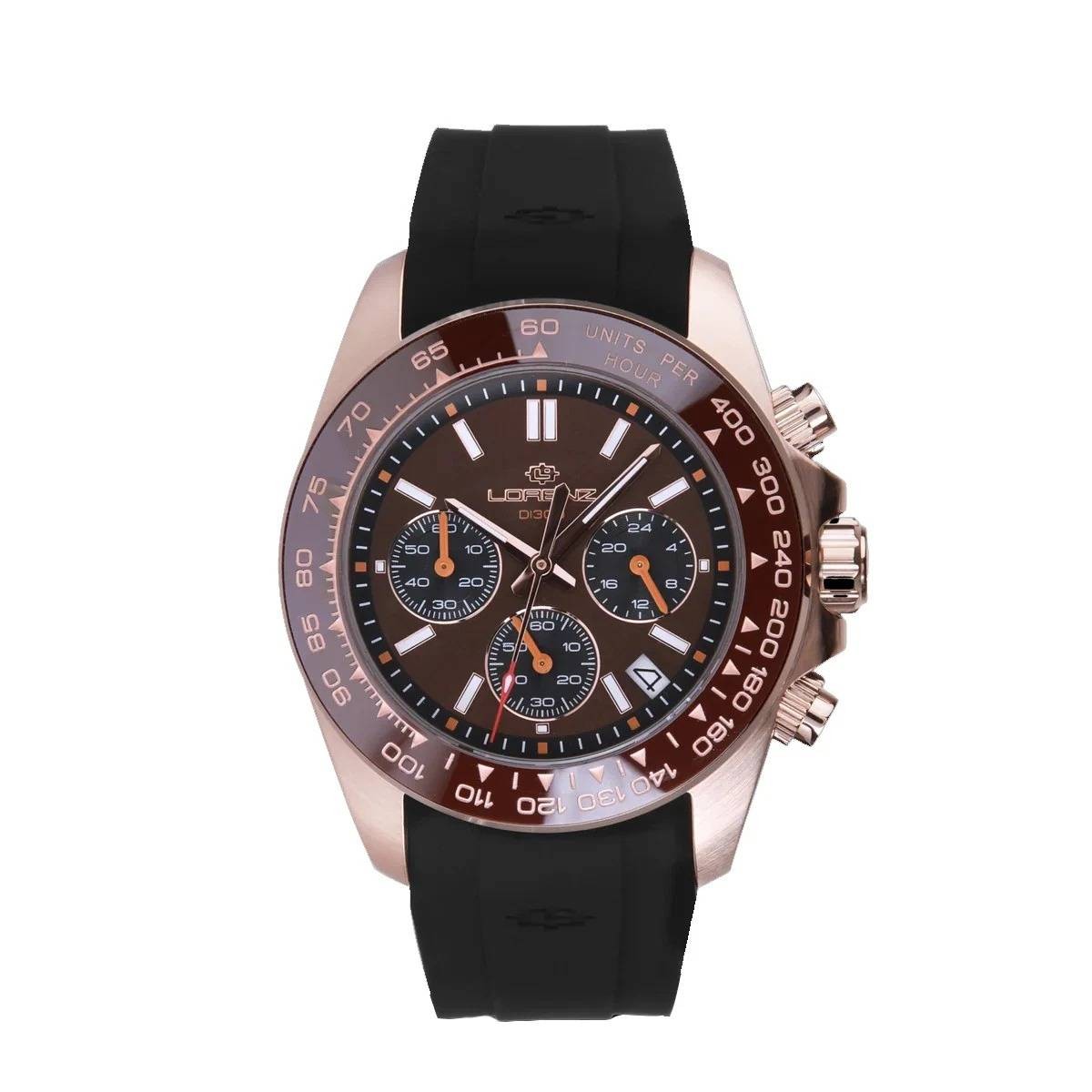 Lorenz Double Injection 300 Chronograph Brown Watch 030274DD Watch Rose Gomm