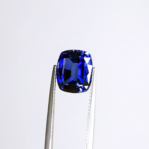 🎅6.80 carats ROYAL BLUE SAPPHIRE CUSHION 11×9 MM. LOOSE GEMSTONE coussin saphir