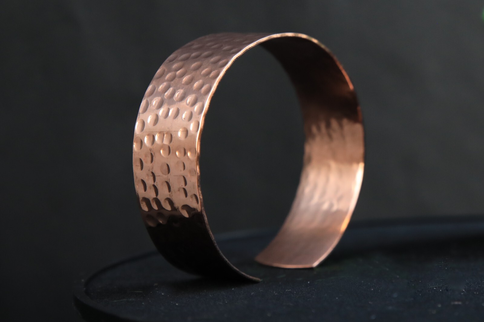 100% Solid Copper Cuff Bracelet For Women and Men Wide Vintage Bangle Jewelry