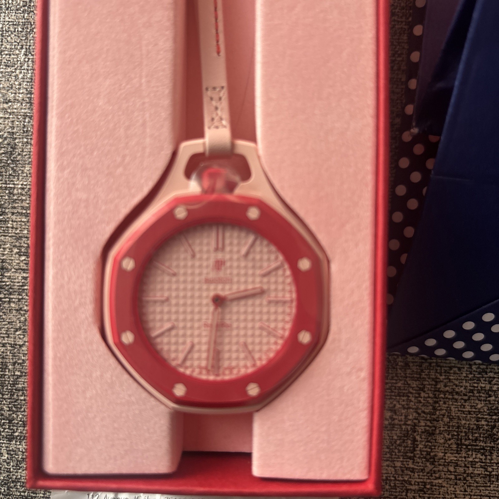 Swatch x AP Royal Pop Otto Rosso Pocket Watch Brand New w/ Box/Receipt/Warranty