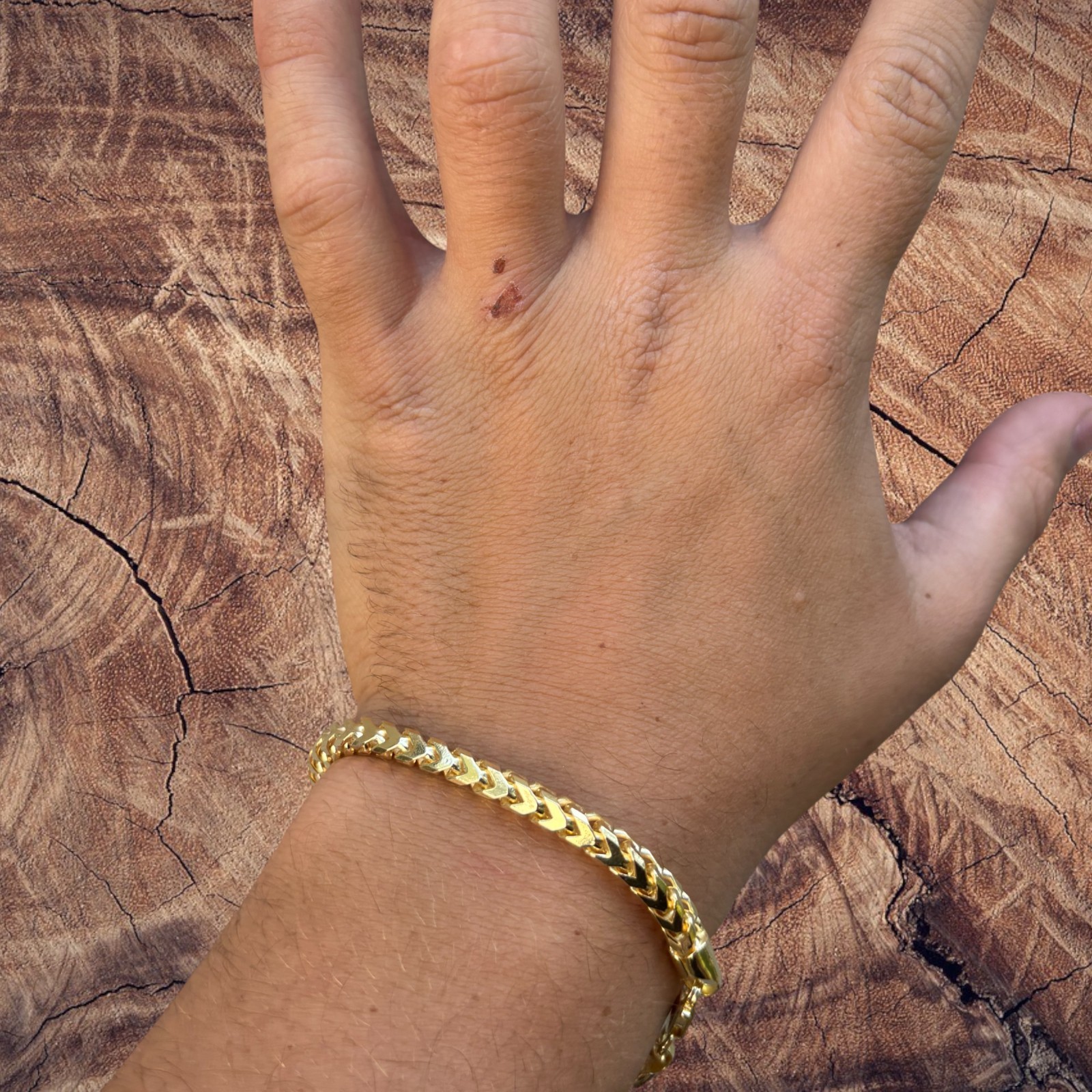 5mm Franco Link Bracelet – Real Solid 925 Sterling Silver Or 14k Gold Vermeil