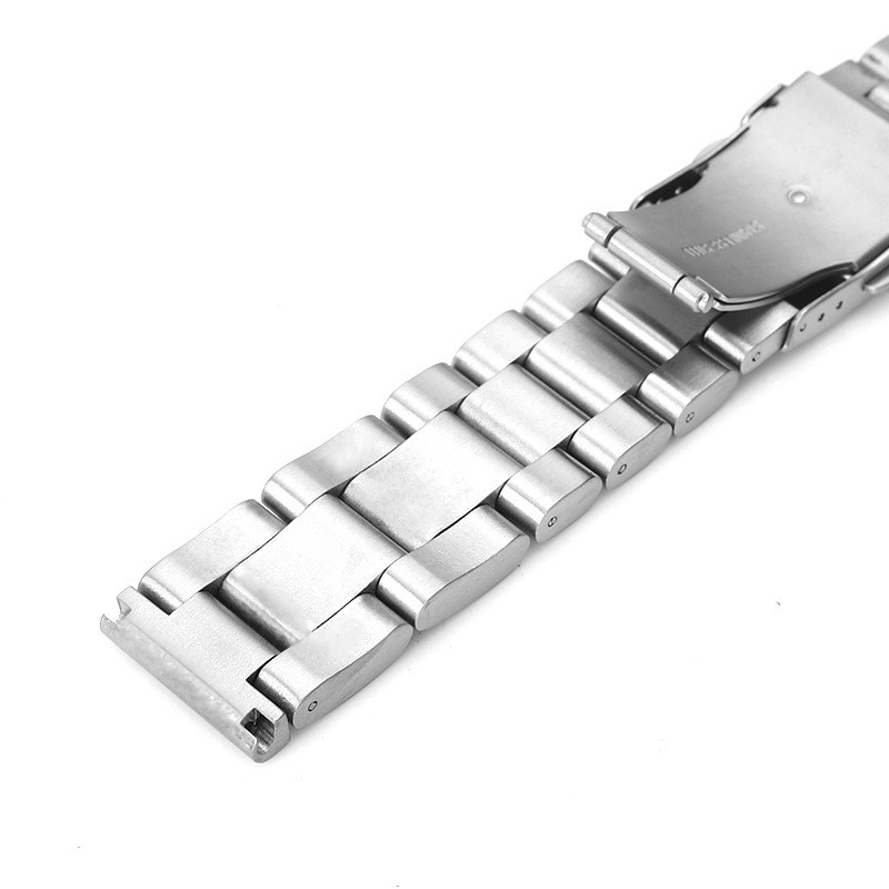 5.5mm Thick Solid Heavy Mens Stainless Steel Watch Strap Band 22 24mm US STOCK
