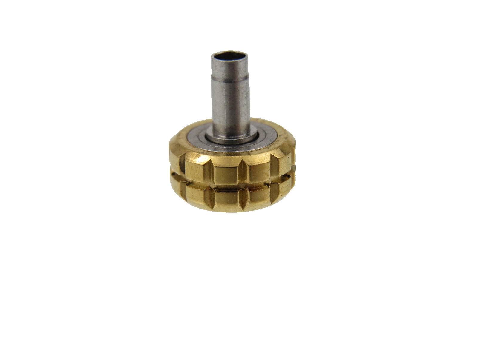 7.6mm Gold Screw Down Watch Crown With Tube For Tag Heuer