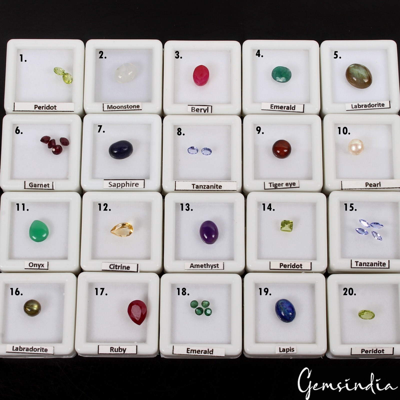 31 Pcs Estate Genuine Semi Precious Loose Mix Cut Multi Gemstones Lot Collection