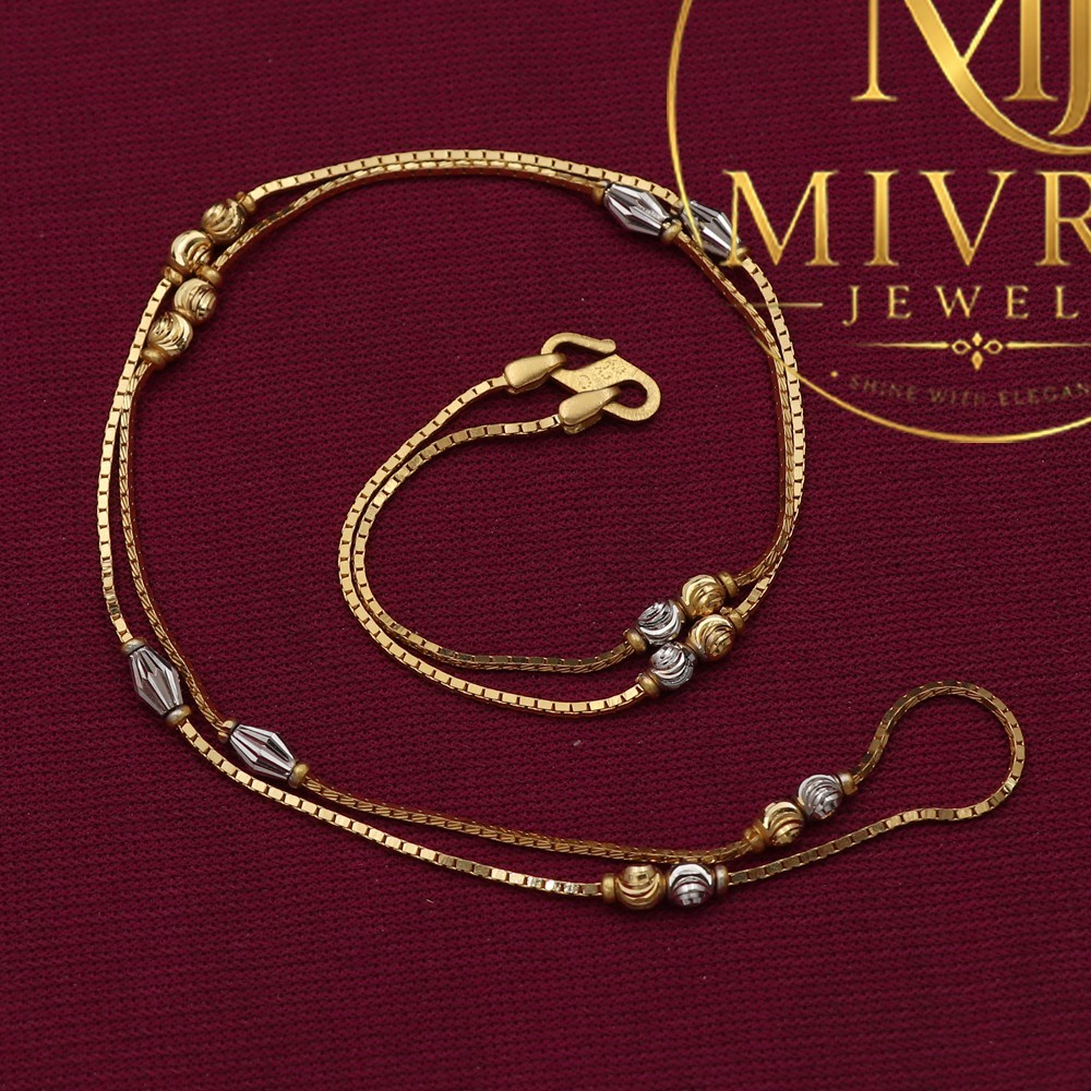 22K Gold Rope Chain – 47cm | Modern & Traditional Gold Chain for Everyday