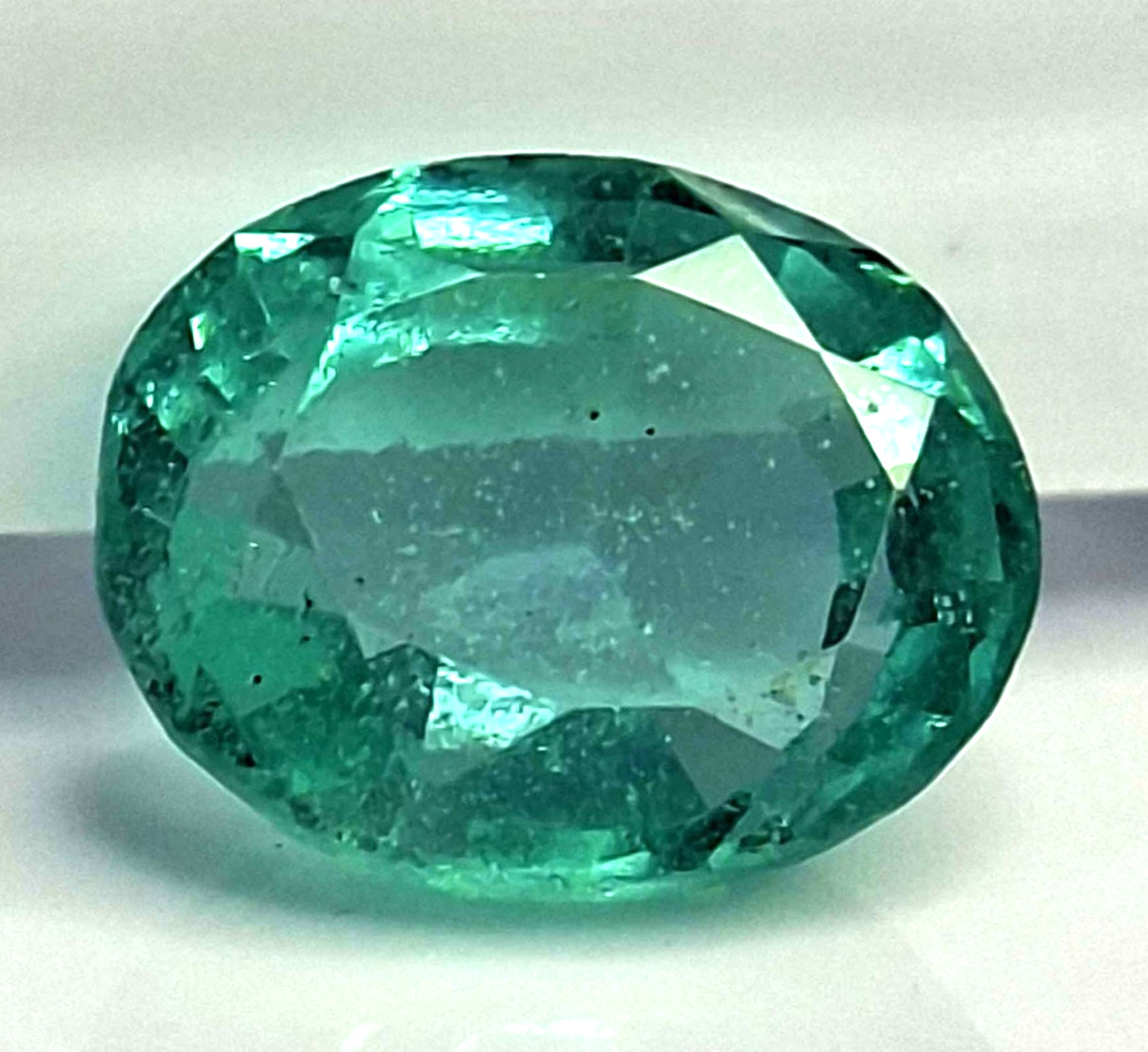 Gemstone Oval Cut 5-7 Ct Natural Zambian Emerald Loose Certified Green TQ1549