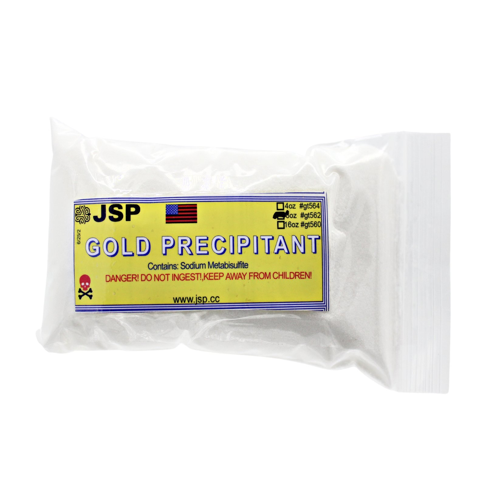 JSP Gold Precipitant 8 oz Refining Test Acid Aqua Regia Metals SMB Pyrosulfite