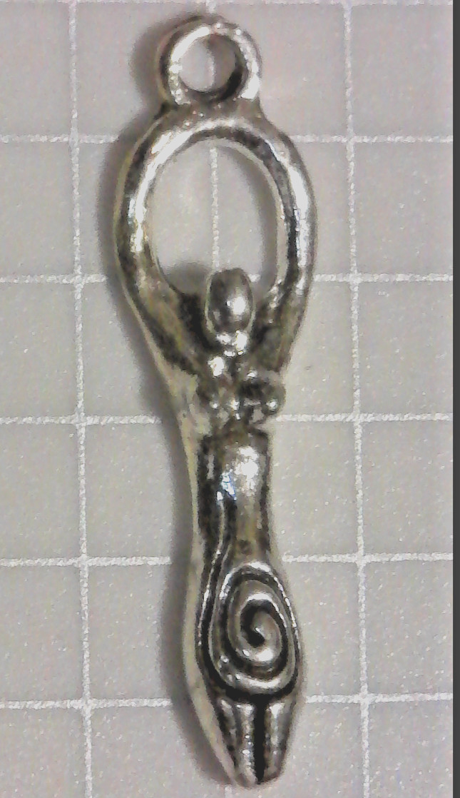 Fertility Woman Goddess Pendant/Charm Female Power Symbol Jewelry/Necklace/Gift