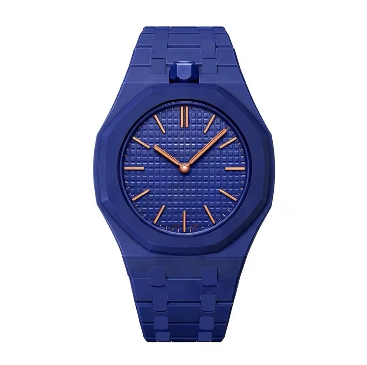 AP x Swatch Royal Pop Integrated Link Ceramic Bracelet Band – Dark Blue