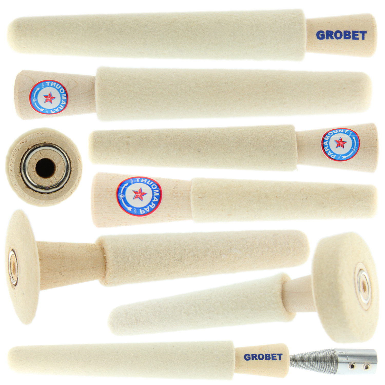 Felt Inside Ring Buff 3″ 4″ 5″ 6″ Wheel Combination Polishing Jewelry ALL SIZES