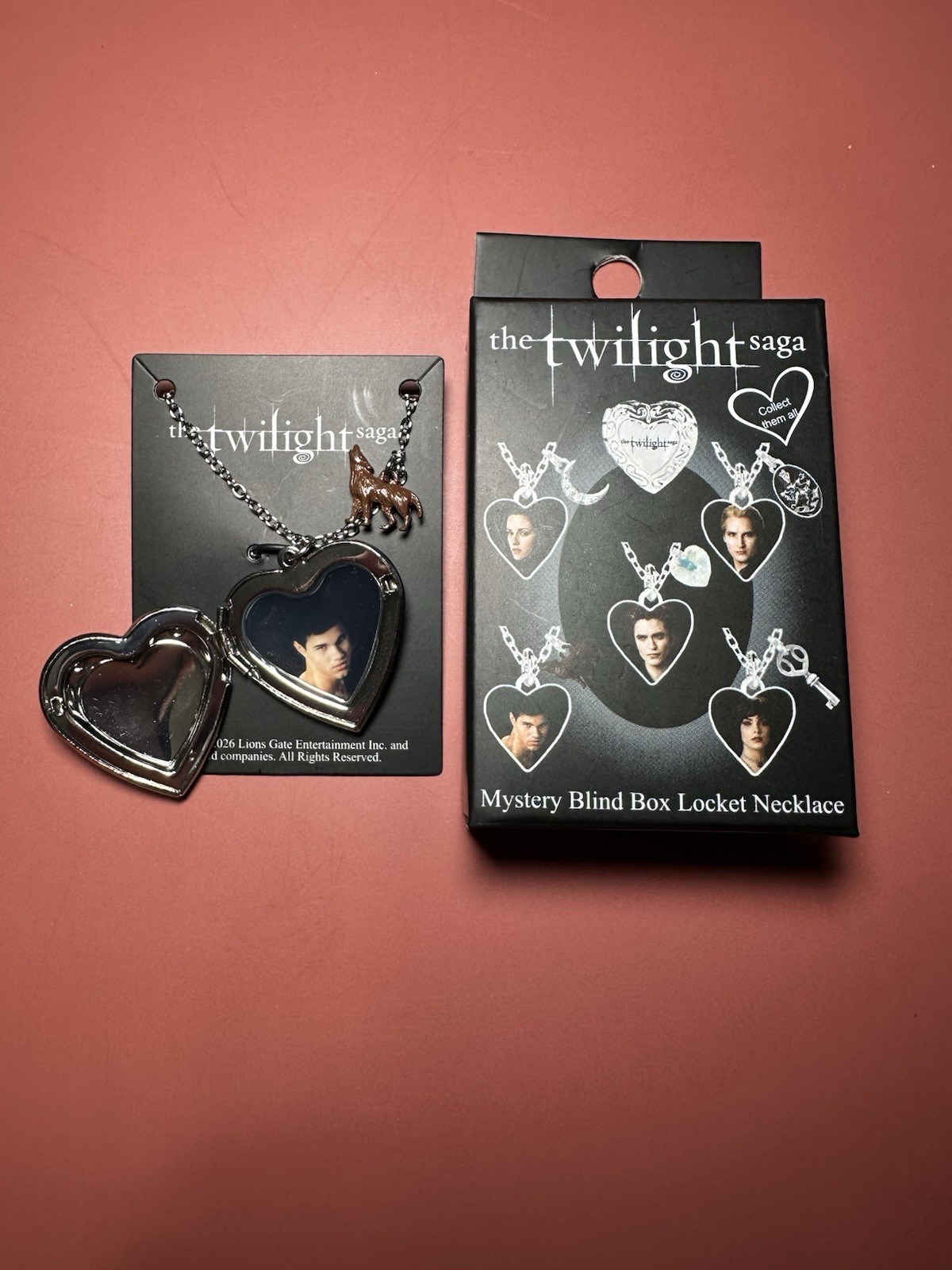 Twilight Saga Blind Box Heart Locket Necklace With Charm – Jacob