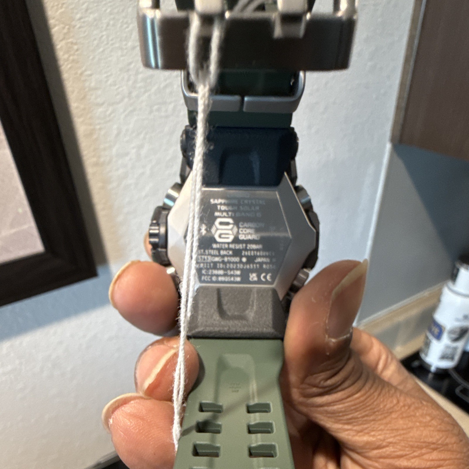 Casio G-SHOCK Mudmaster Analog/Digital Quartz 200m Green Resin Strap w/Box