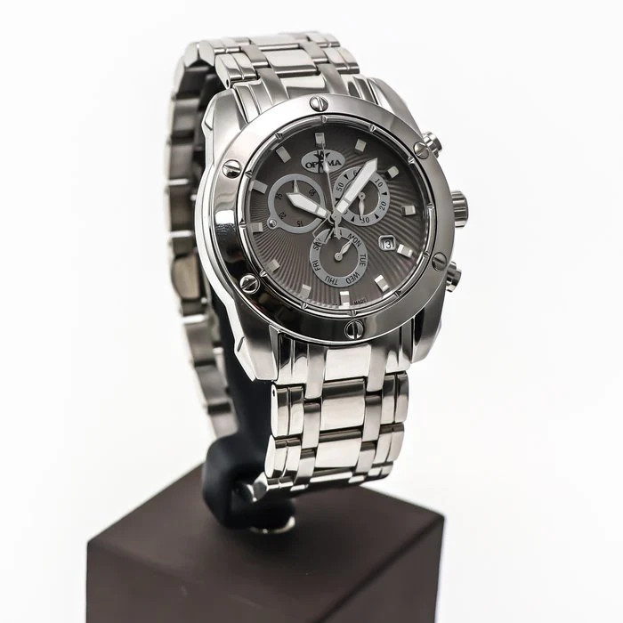 Optima – Swiss Chronograph – OSC293-SS-2 Swiss Quartz 45 mm OSC293 50 m (5 ATM