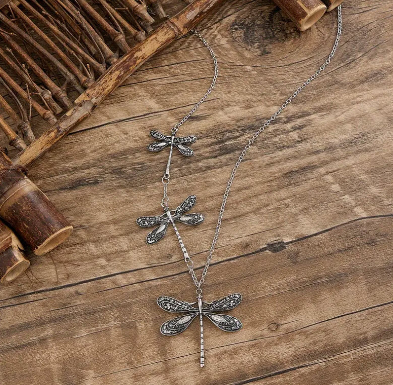BRIGHTON BEACH Dragonfly Pendant Necklace