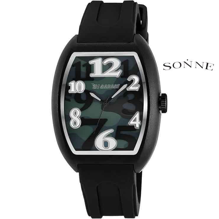 SONNE × HAORI Watch, Black Dial, H020, Black Camo