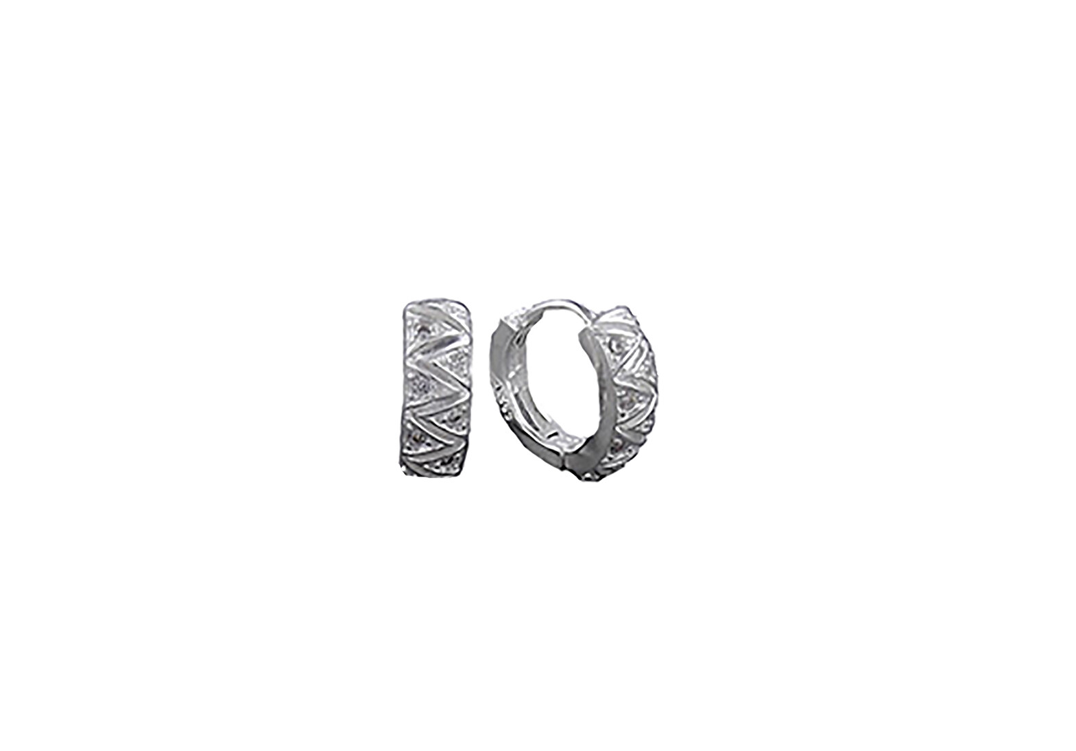 925 Sterling Silver Fashion Design Huggie Hoop Small Earrings For Women