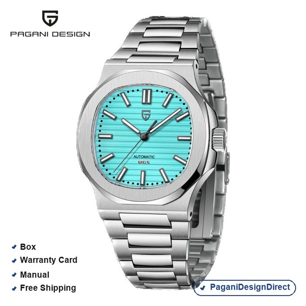 Pagani Design PD-1728 Ice Blue Chronograph Stainless Steel Automatic Men’s Watch