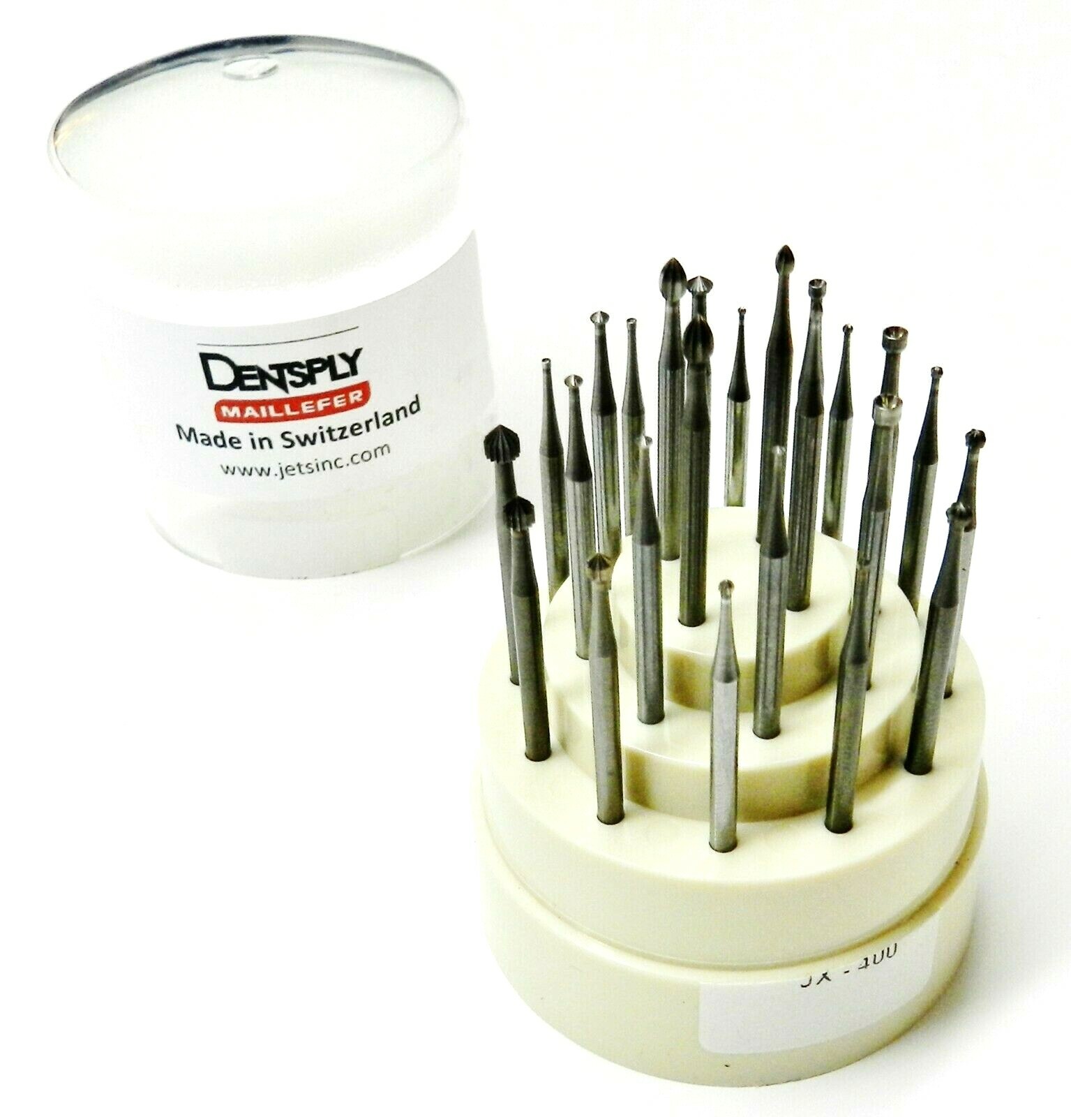 Jewelry Making Bur Set 24 Piece Assortment Jewelers Setting Burs 5 Shapes Swiss
