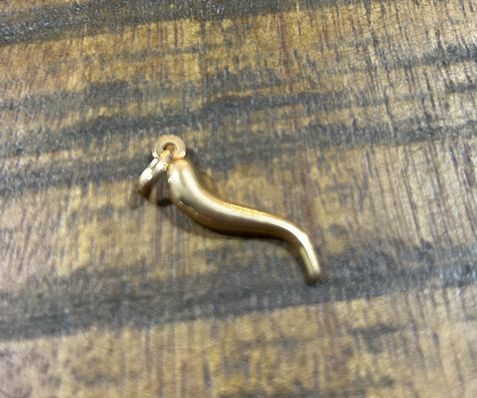 Vintage 18ct Gold Cornicello Pendant Charm