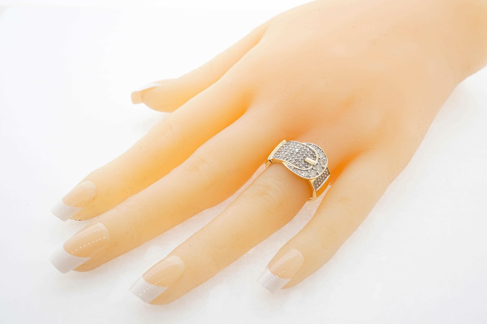 Estate Sale Estate Diamond Cocktail Ring 1.70 TCW Vintage Yellow Gold Size 7