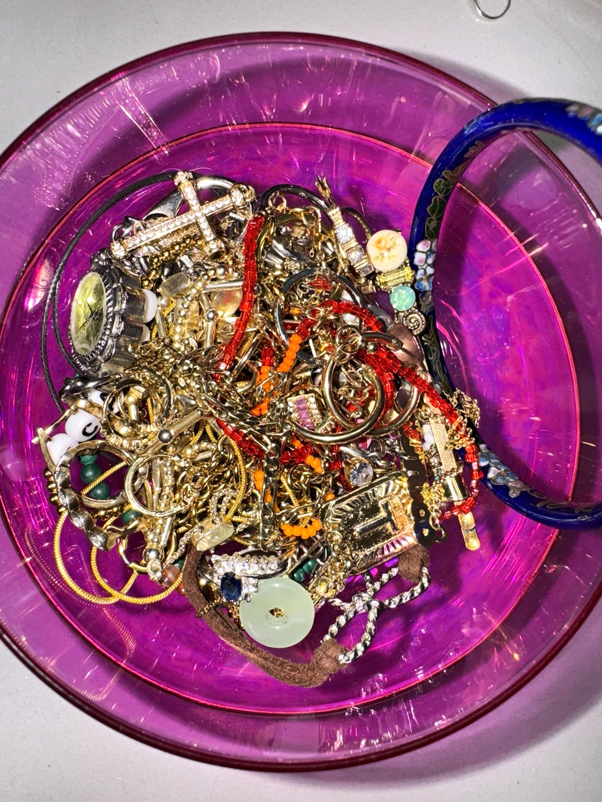 Mixed Jewelry Lot Necklaces Bracelets Rings Earrings Pendants