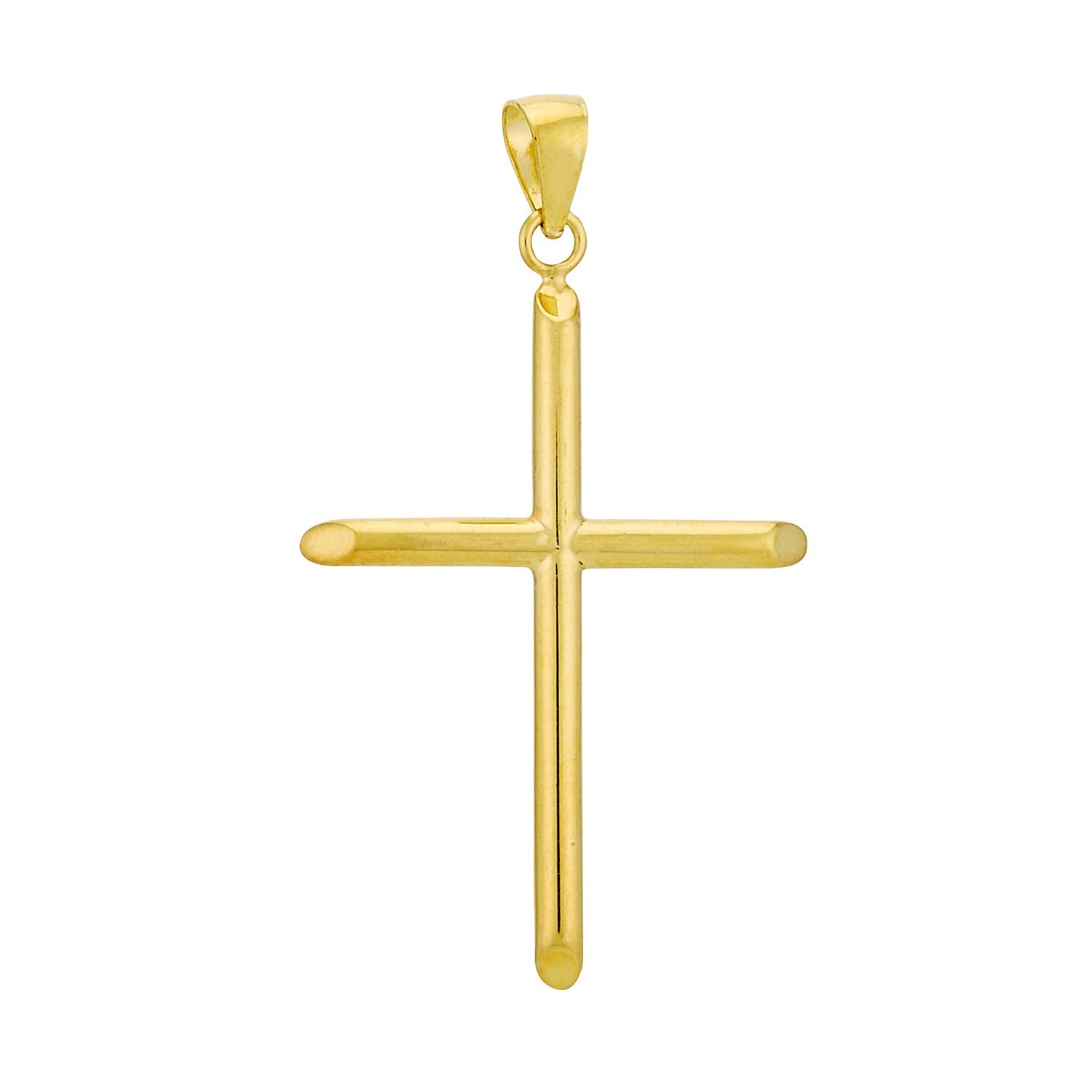 14k solid yellow gold cross 0.8 grams