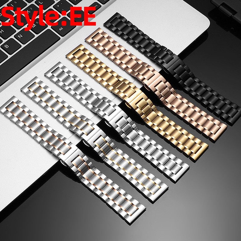 Universal 20mm 22mm Metal Watch Strap Stainless Steel Replacement Watch Band New