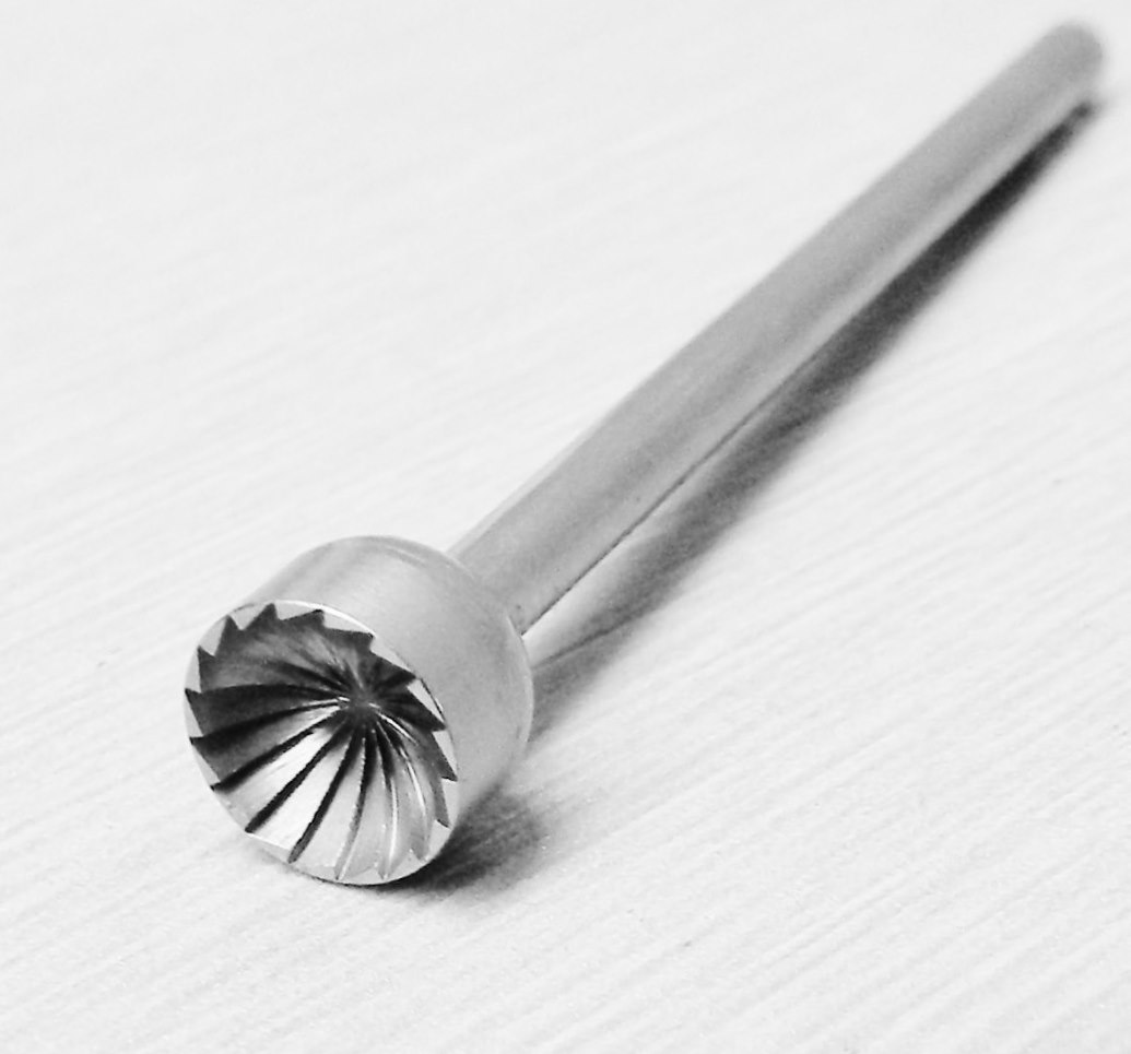 6mm Cup Bur Swiss Made Cup Burs FIG 77B Concave Cutter Size ISO 060 1Piece