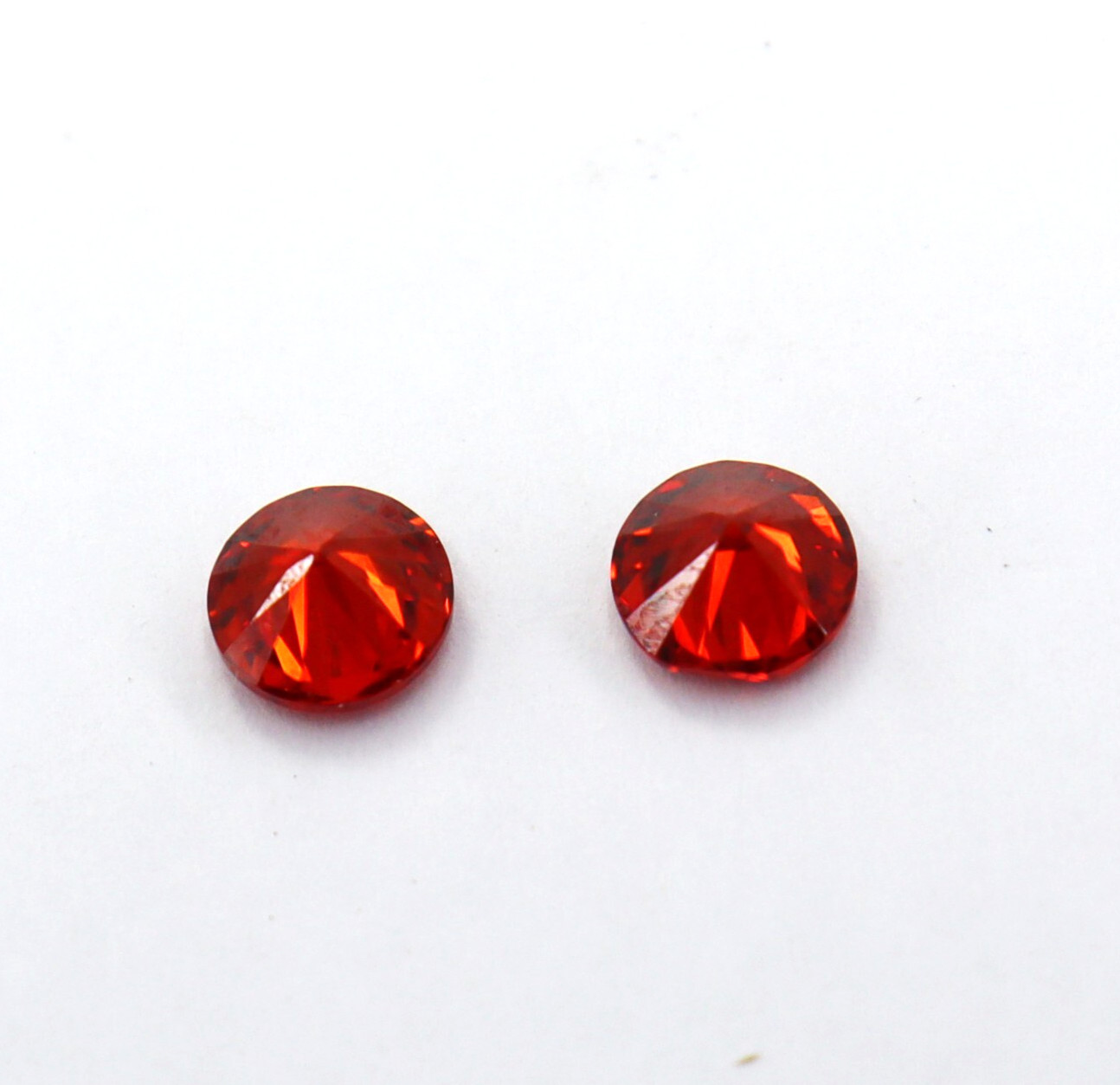 2.80 Ct Certified AAA+ Quality Natural Orange Sapphire Loose Gemstone Round Cut