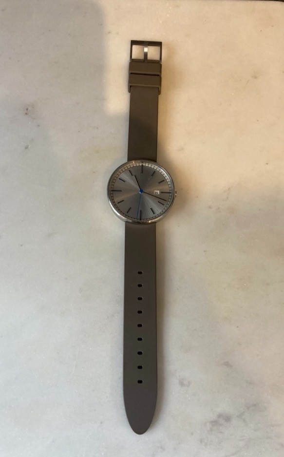 Uniform Wares Wrist Watch – Grey and Silver Minimalist Rare Discontinued