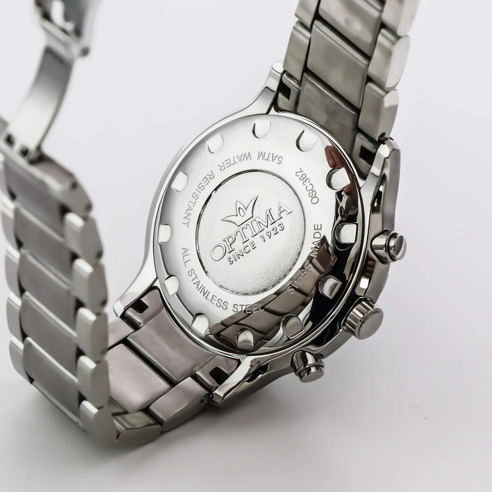 Optima – Swiss Chronograph – OSC362-SS-2 Swiss Ronda 44.5mm OSC362 50 m (5 ATM