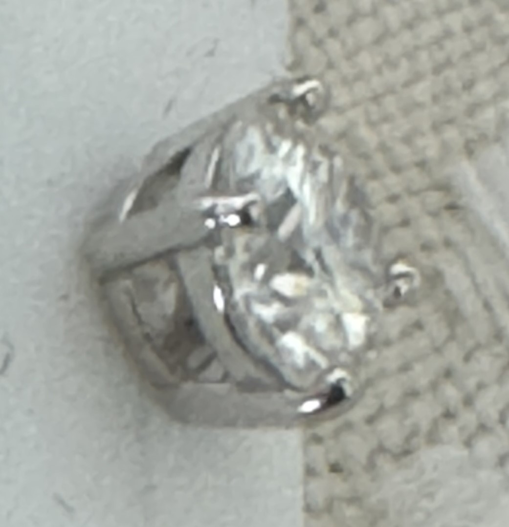 925 Sterling Silver 1.00 CTW Moissanite 4.5 mm Screw Back Stud Earrings
