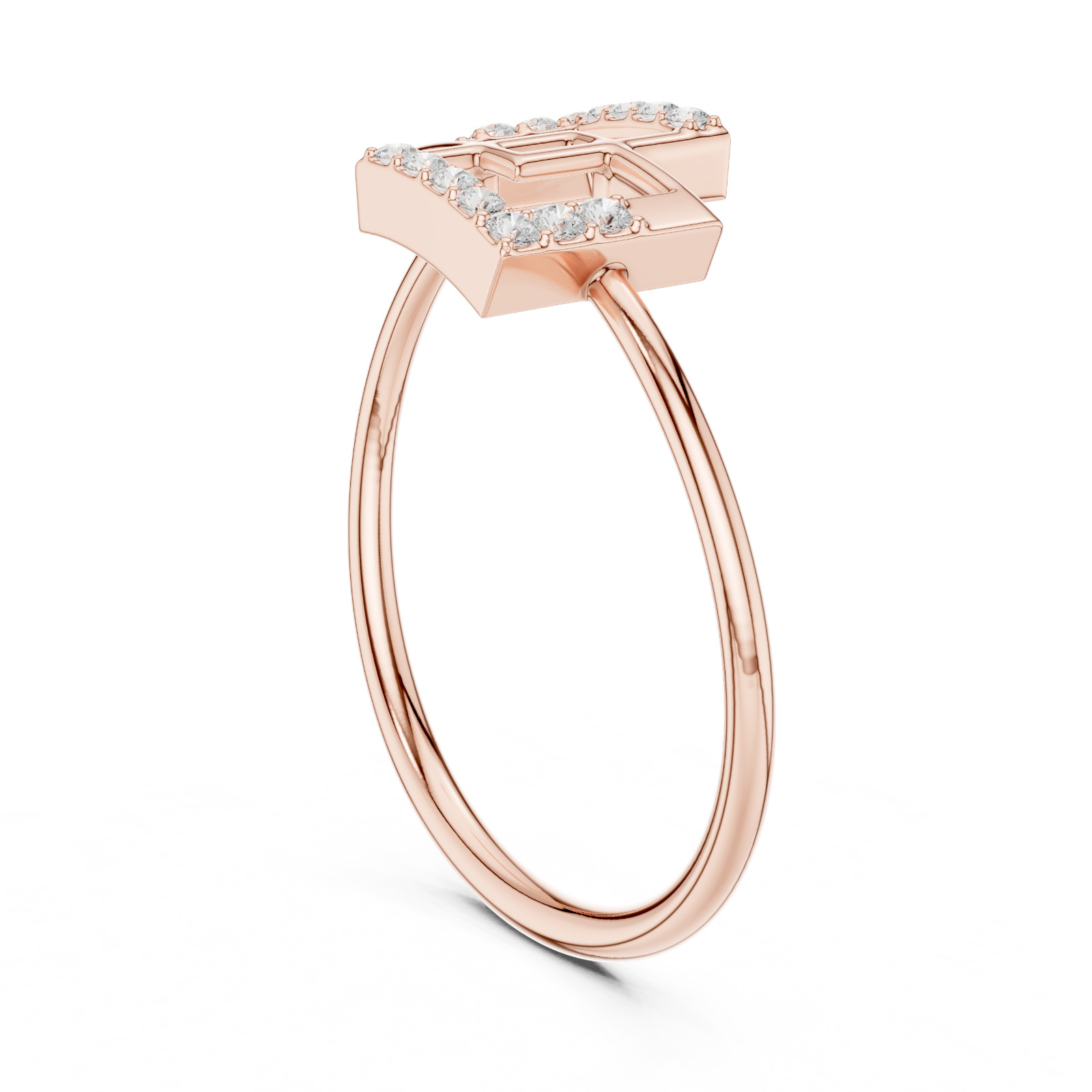14 Pcs Natural Round Classic Diamond Ring Women Fine Jewelry Gift 925 Silver