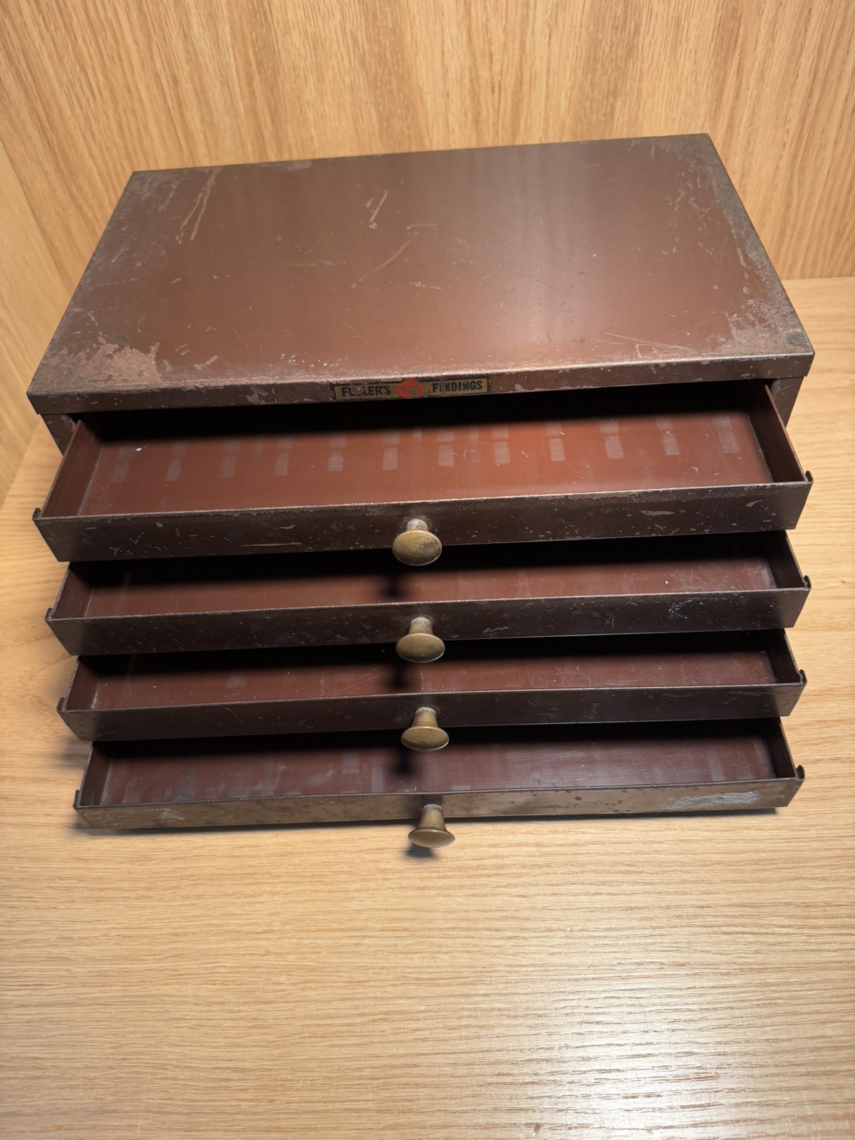 Metal 4-Drawer Watch Parts Storage Cabinet – Watchmaker Machinist Tool