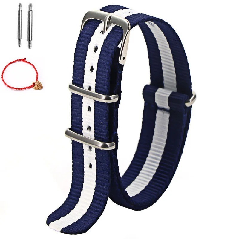 1pcs Nylon Strap 16mm 18mm 20mm 22mm Nylon Watch Band Replacement Watch Strap