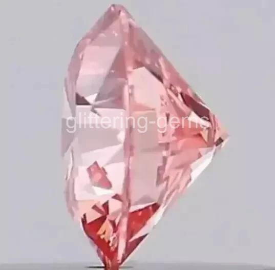 2 Ct Lab Grown Pink Diamond Round Cut VVS1 D-Color IGL Certified Loose Gem” 5SDT