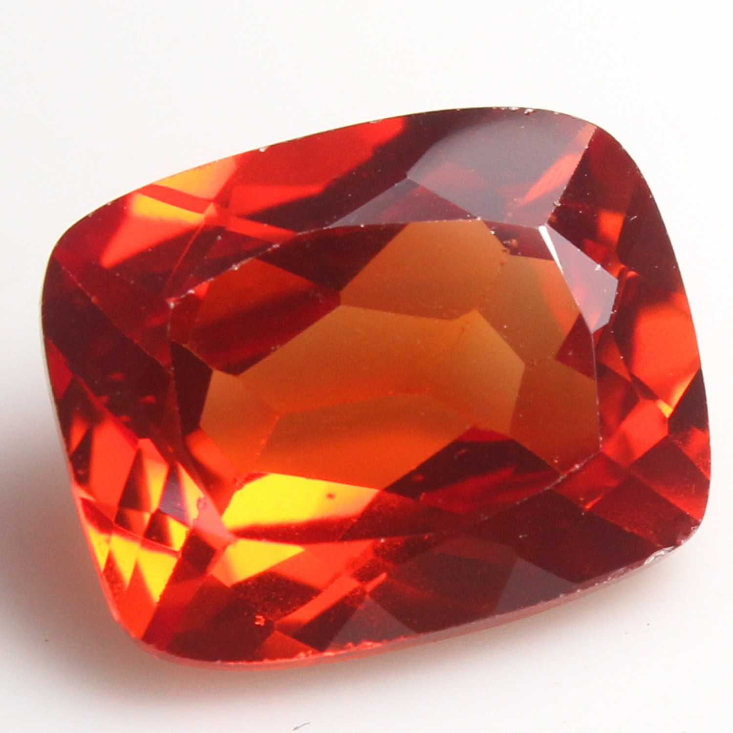 Natural 13.30 Ct Certified Ceylon Padparadscha Sapphire 15×12 MM Cushion Gems