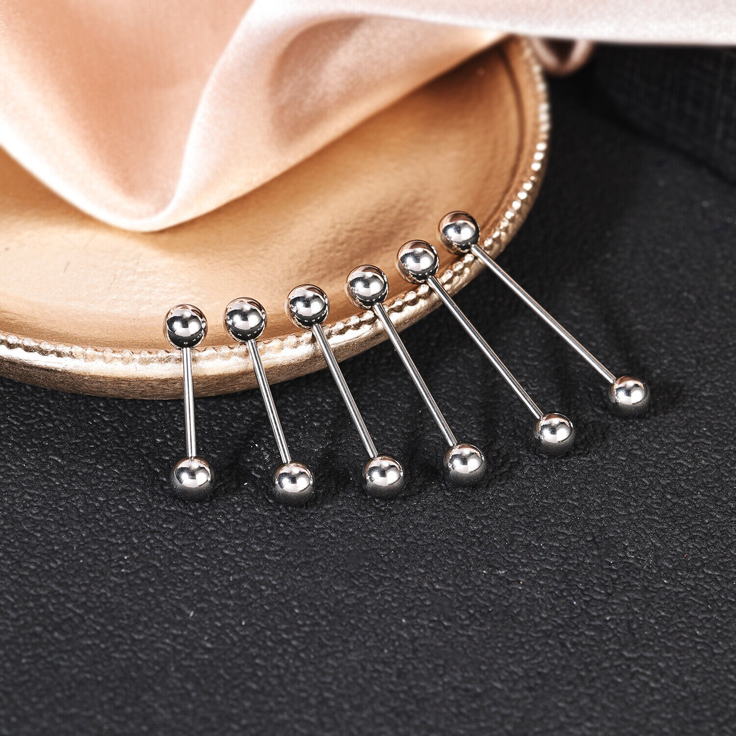 1 Pc Stainless Steel Long Industrial Barbell Piercing Cartilage Earring Jewelry