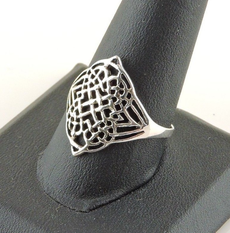 Sterling Silver Celtic Endless Knot Ring