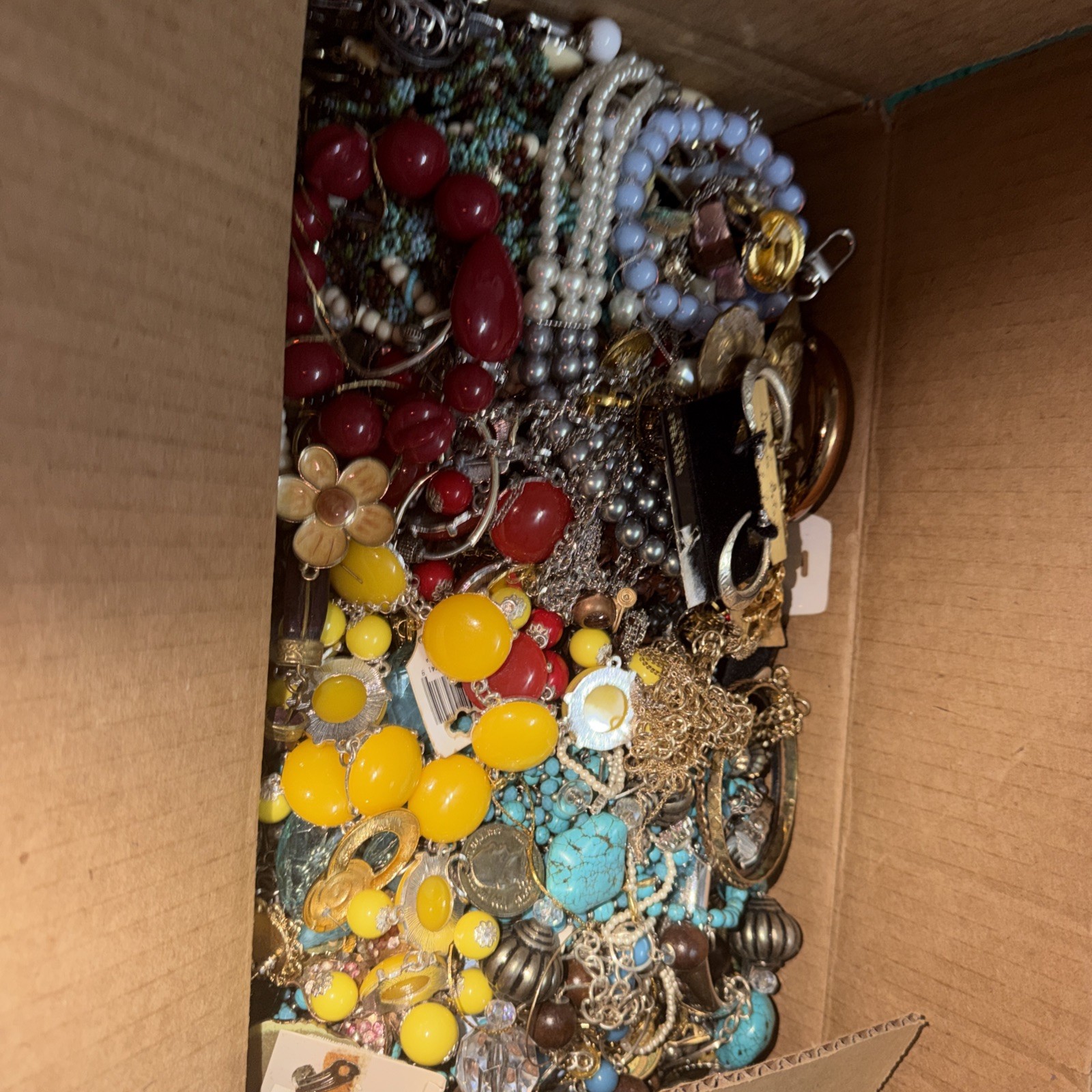Old Unsearched Jewelry Lot VTG & Now Junk & Wear & Resell Tangled