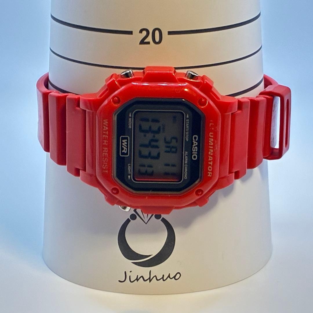 Good condition, working⭐️G-SHOCK wristwatch digital ILLUMINATOR red waterproof