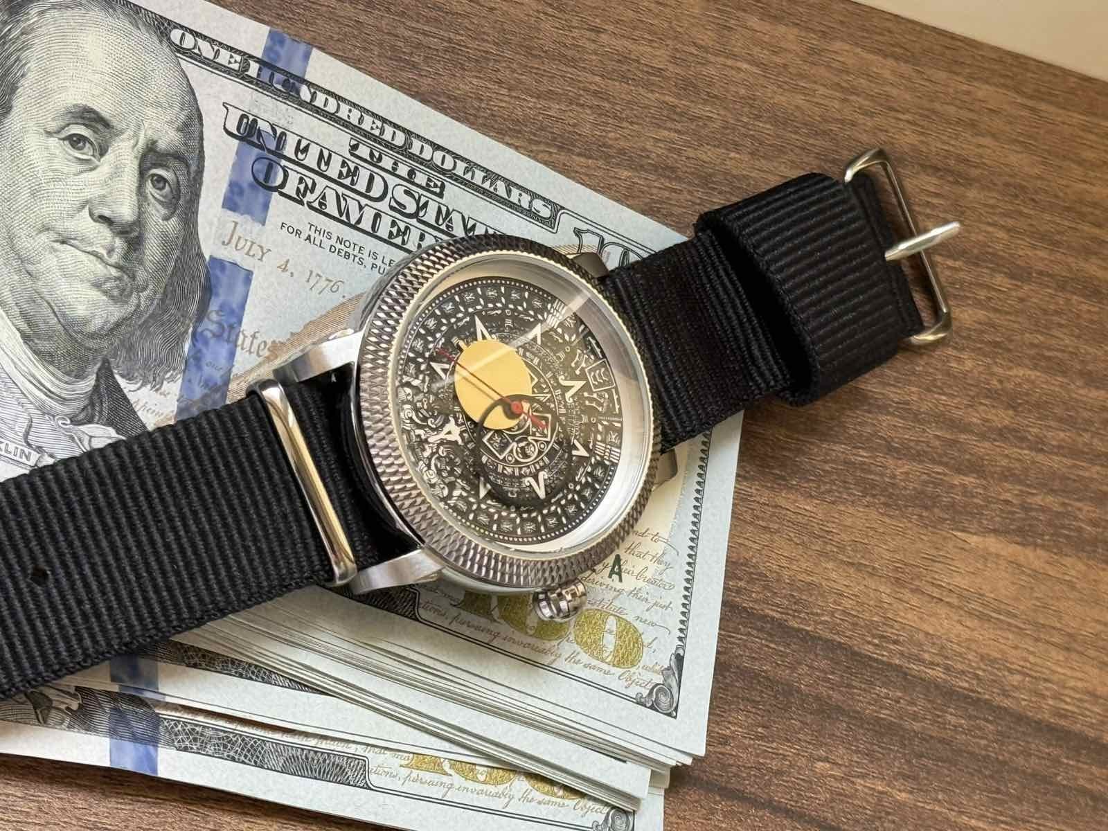 Watch Automatic Buran Black Horoscope Raketa USSR Wrist Pilot Vintage Soviet Men