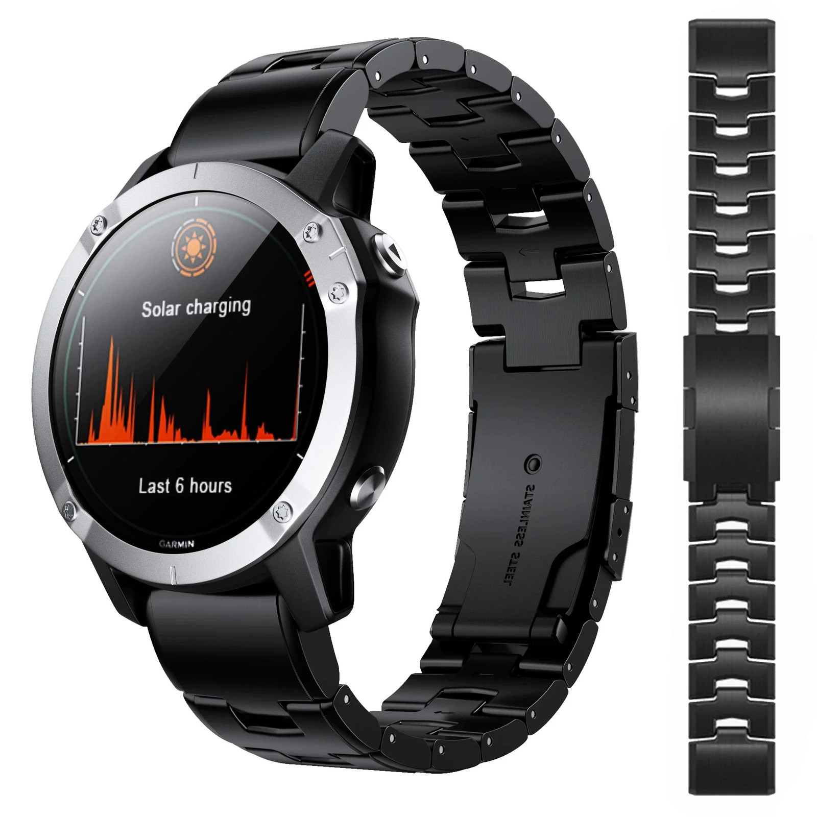22mm Quick Fit Titanium Watch Band For Garmin Fenix 8 Pro 47mm Fenix 8 7 5 Strap