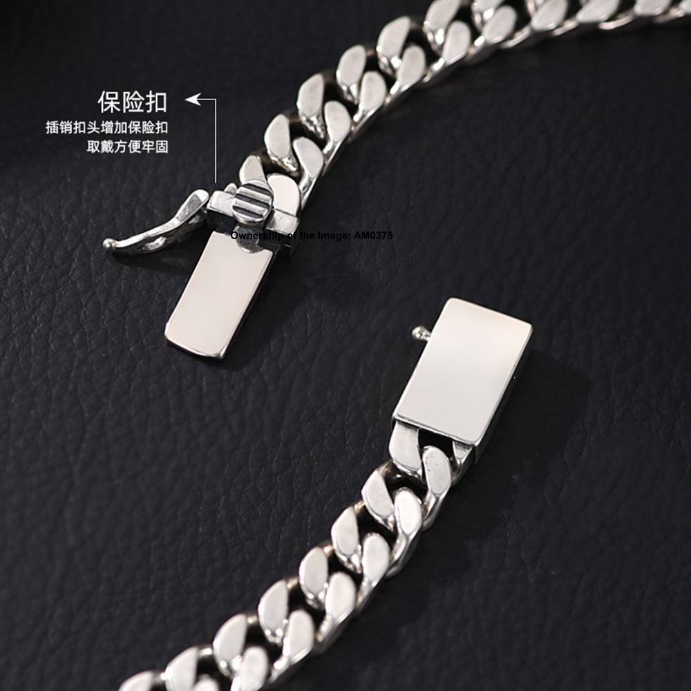 Pure 925 Sterling Silver Curved Plate Curb Link Chain Bracelet Unisex Jewelry