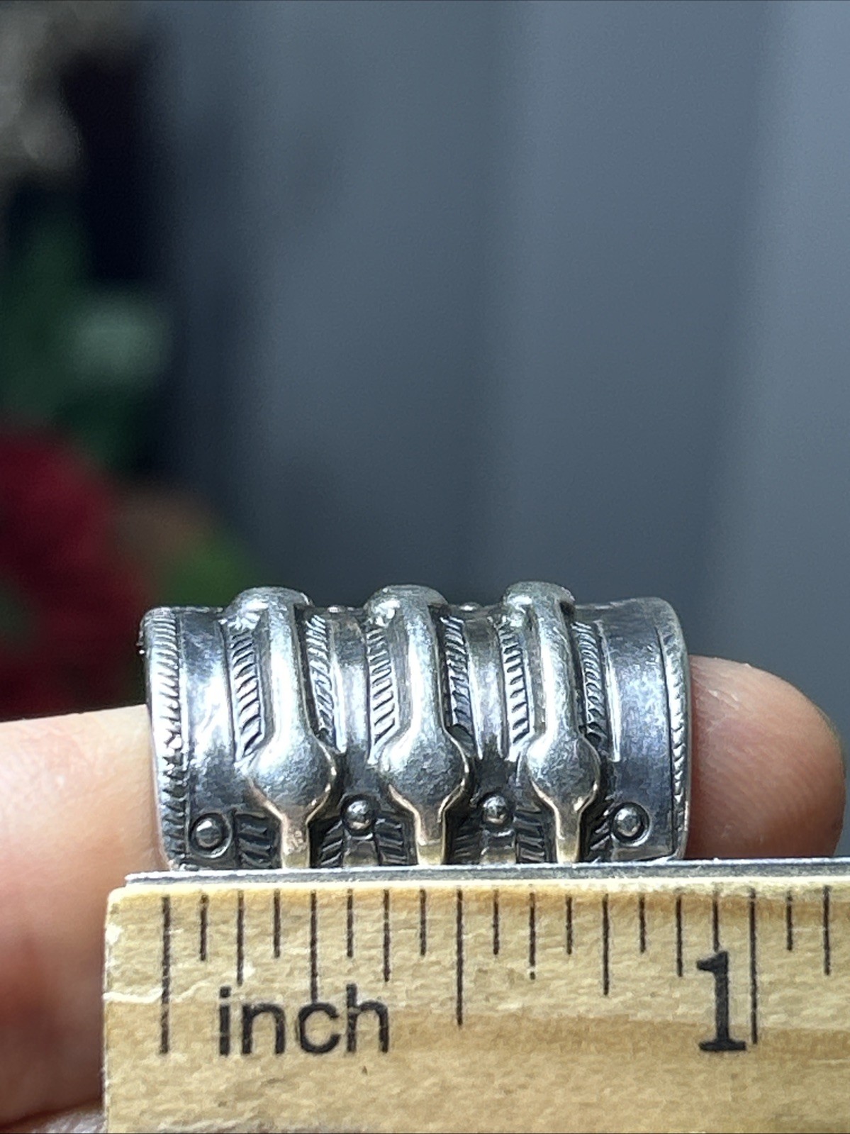 56. David Andersen 925 Viking Replica Copy Orig.Year 300 Saga Ring Adj, 14.9g
