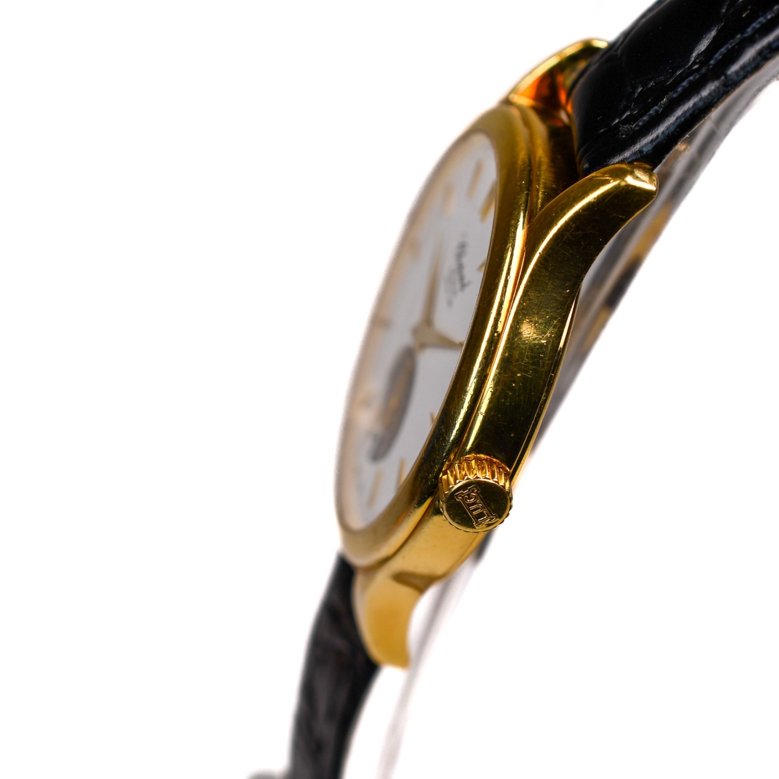 Chopard 16/1860 36mm 1998 Caliber 3.96 18k Yellow Gold Full Set Double Back Auto
