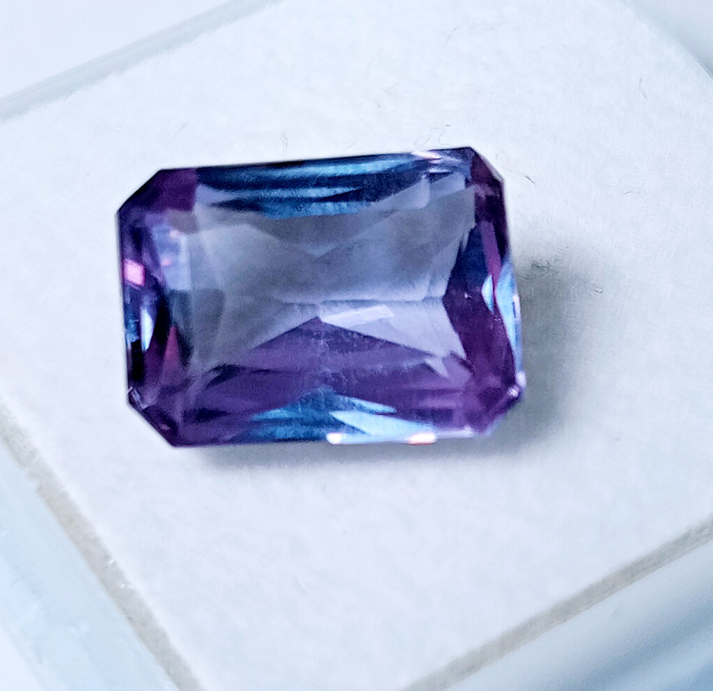 Color Change Natural Alexandrite Emerald Cut 6.50 Ct CERTIFIED Loose Gemstone