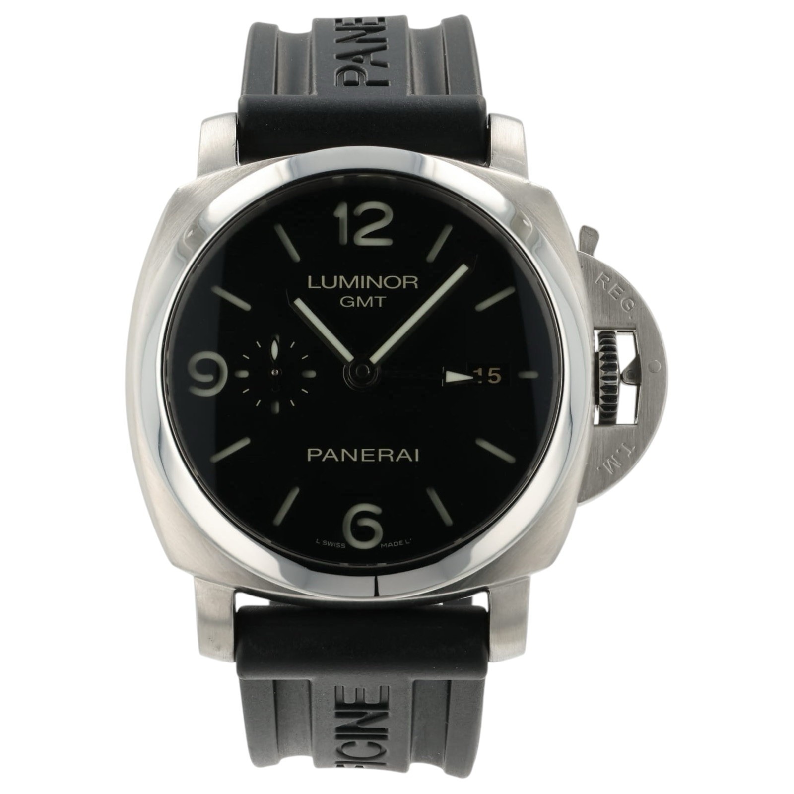 Panerai Luminor GMT Black Dial Stainless Steel 44mm Auto Men’s Watch PAM00320